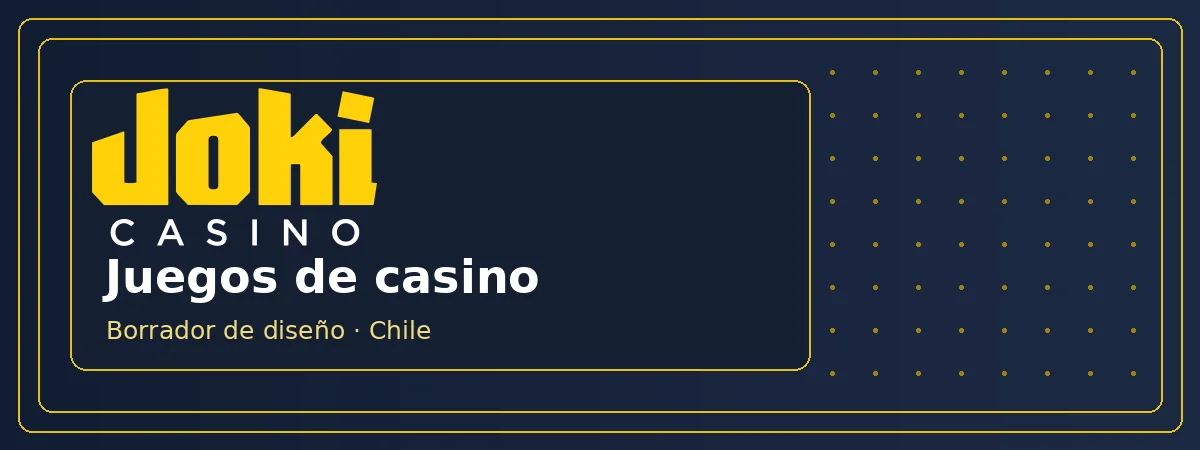 Joki Casino — vista previa de diseño para Chile